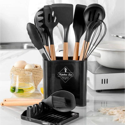 13 Pcs Silicone Kitchenware Cooking Utensils Set