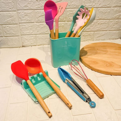 13 Pcs Silicone Kitchenware Cooking Utensils Set